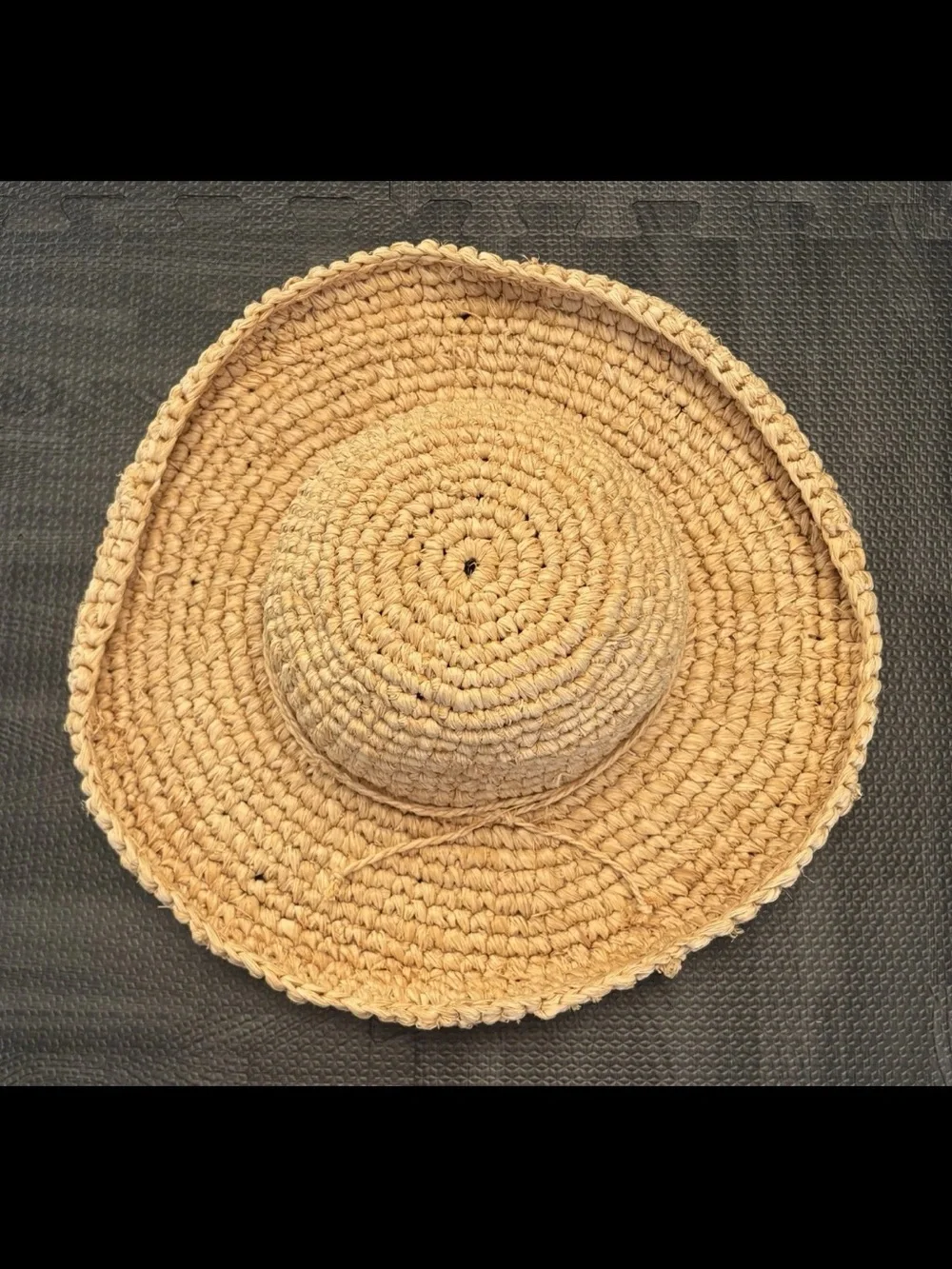 Women's OS Raffia Sun Hat Straw Hat Sun Cover Lightweight Boho Beach